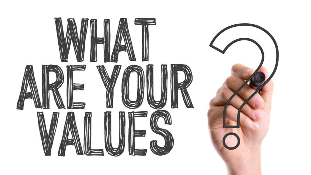 WHAT ARE YOUR VALUES