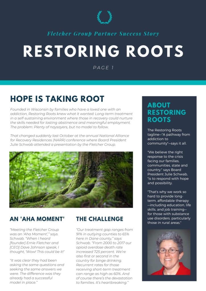 COVER OF RESTORING ROOTS SUCCESS STORY