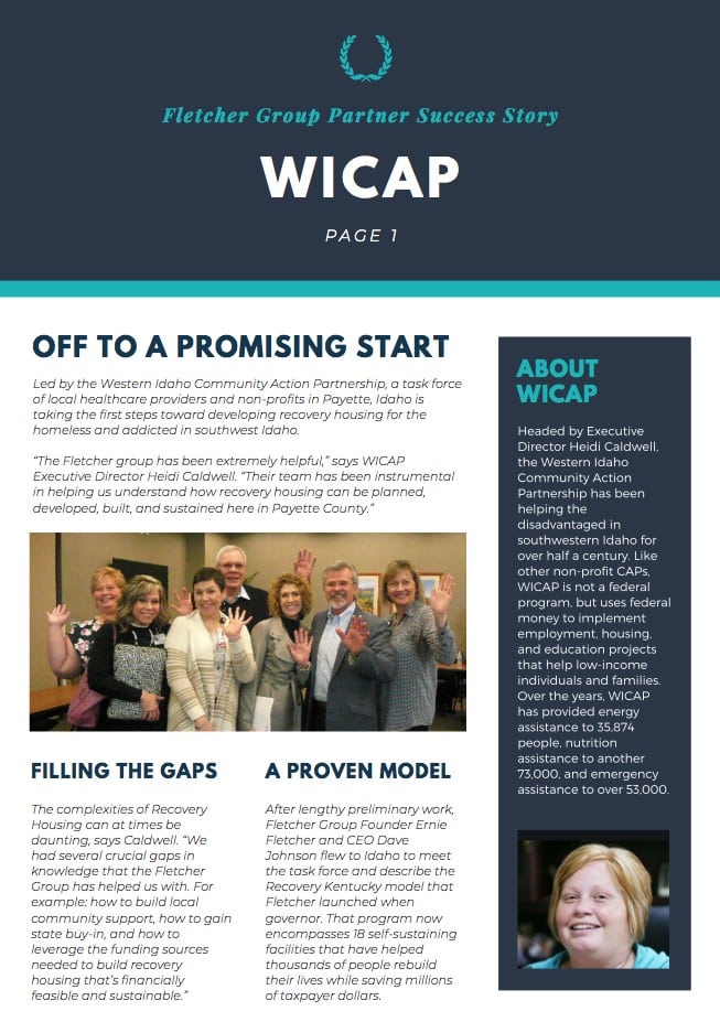 WICAP SUCCESS STORY SCREENSHOT
