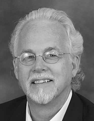 BLACK AND WHITE PHOTO OF WILLIAM WHITE
