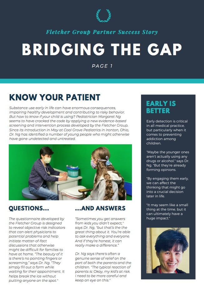 BRIDGING THE GAP SUCCESS STORY COVER