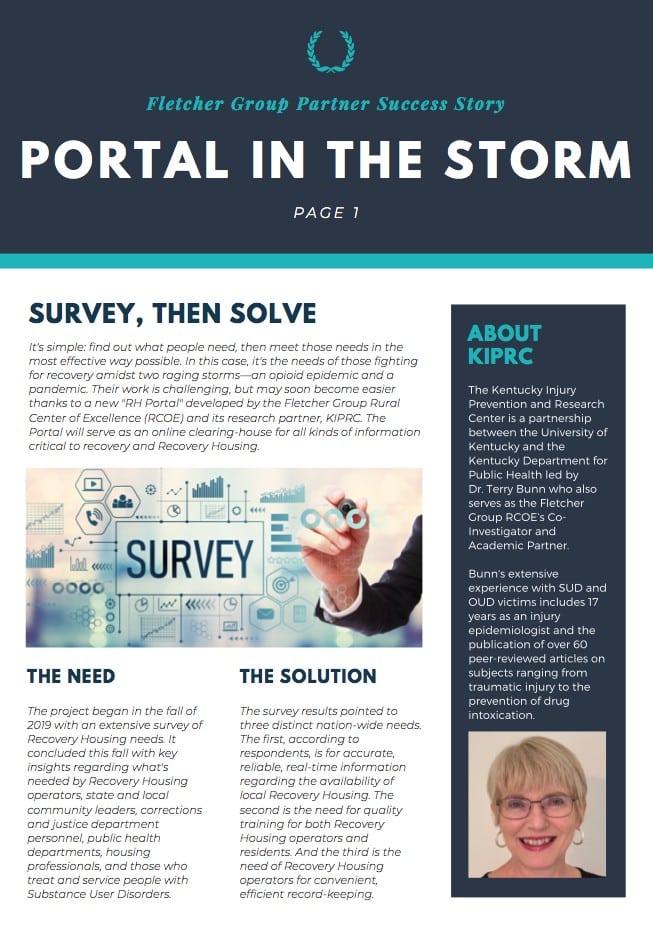 PORTAL IN THE STORM SUCCESS STORY COVER