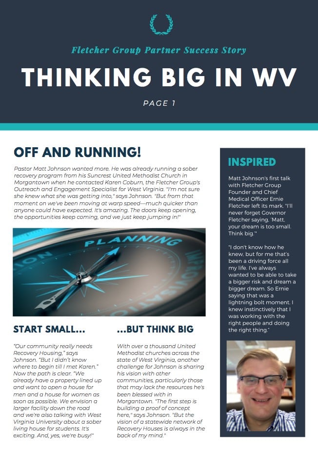 THINKING BIG IN WEST VIRGINIA SUCCESS STORY COVER