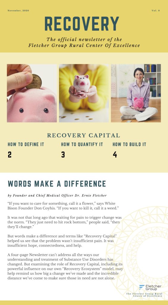 FLETCHER GROUP NOVEMBER 2020 NEWSLETTER
