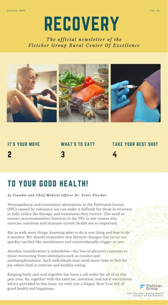 FLETCHER GROUP RCOE JANUARY 2021 NEWSLETTER PAGE 1