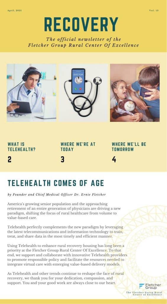 FLETCHER GROUP RCOE APRIL 2021 NEWSLETTER