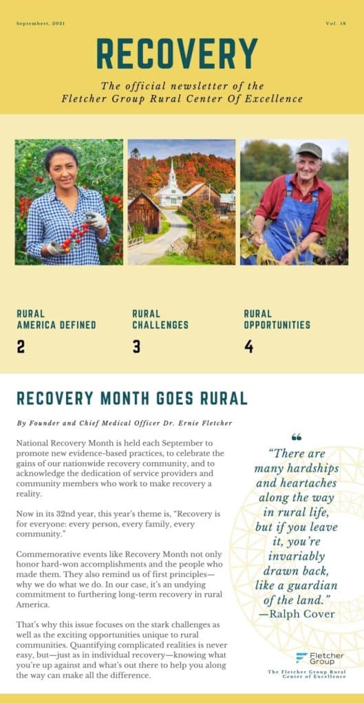 FLETCHER GROUP RCOE SEPTEMBER 2021 NEWSLETTER PAGE 1