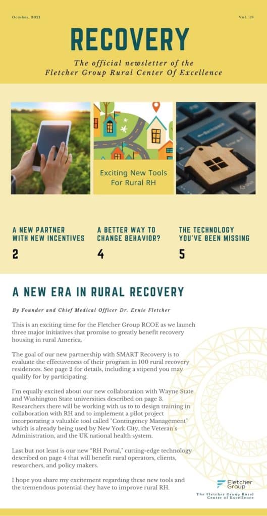 FLETCHER GROUP RCOE OCTOBER 2021 NEWSLETTER COVER