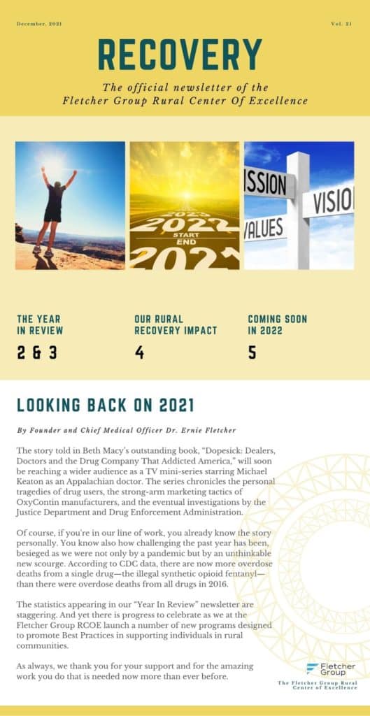 FLETCHER GROUP RCOE DECEMBER 2021 NEWSLETTER PAGE 1