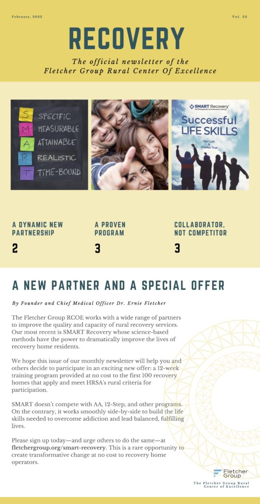 FLETCHER GROUP RCOE FEBRUARY 2022 NEWSLETTER COVER
