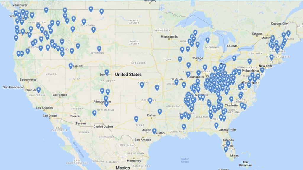 JUNE 2022 FLETCHER GROUP NATIONAL MAP OF ENCOUNTERS