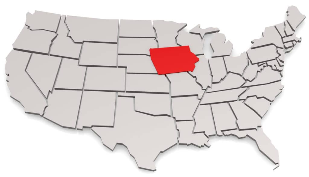 Iowa Map