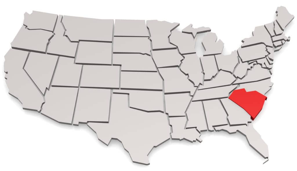 South Carolina Map