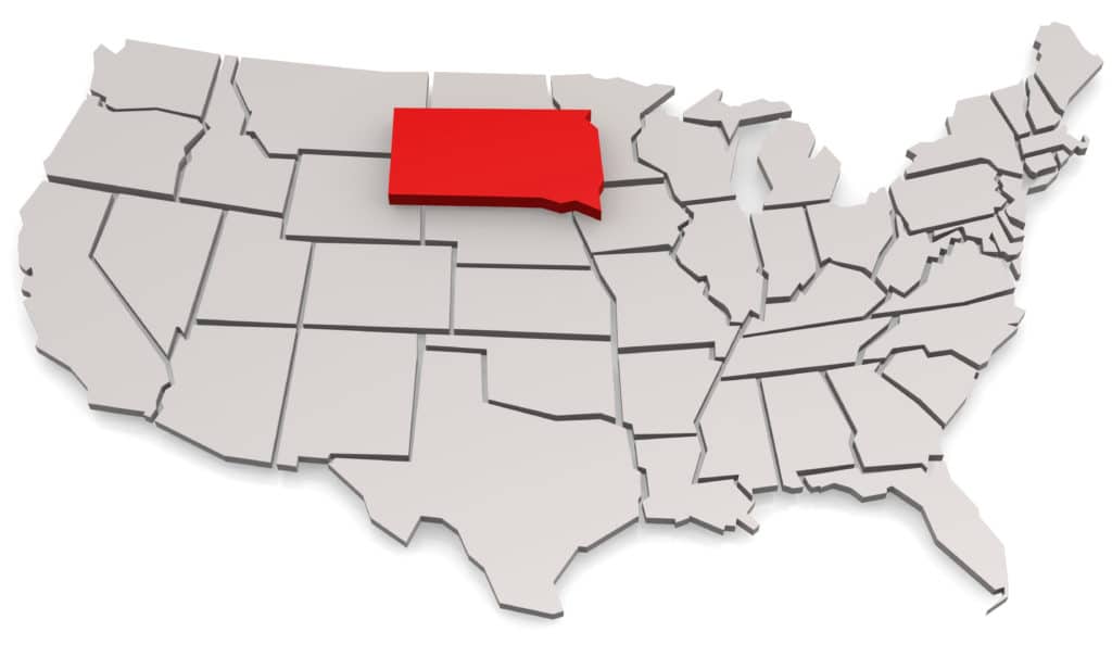 South Dakota Map