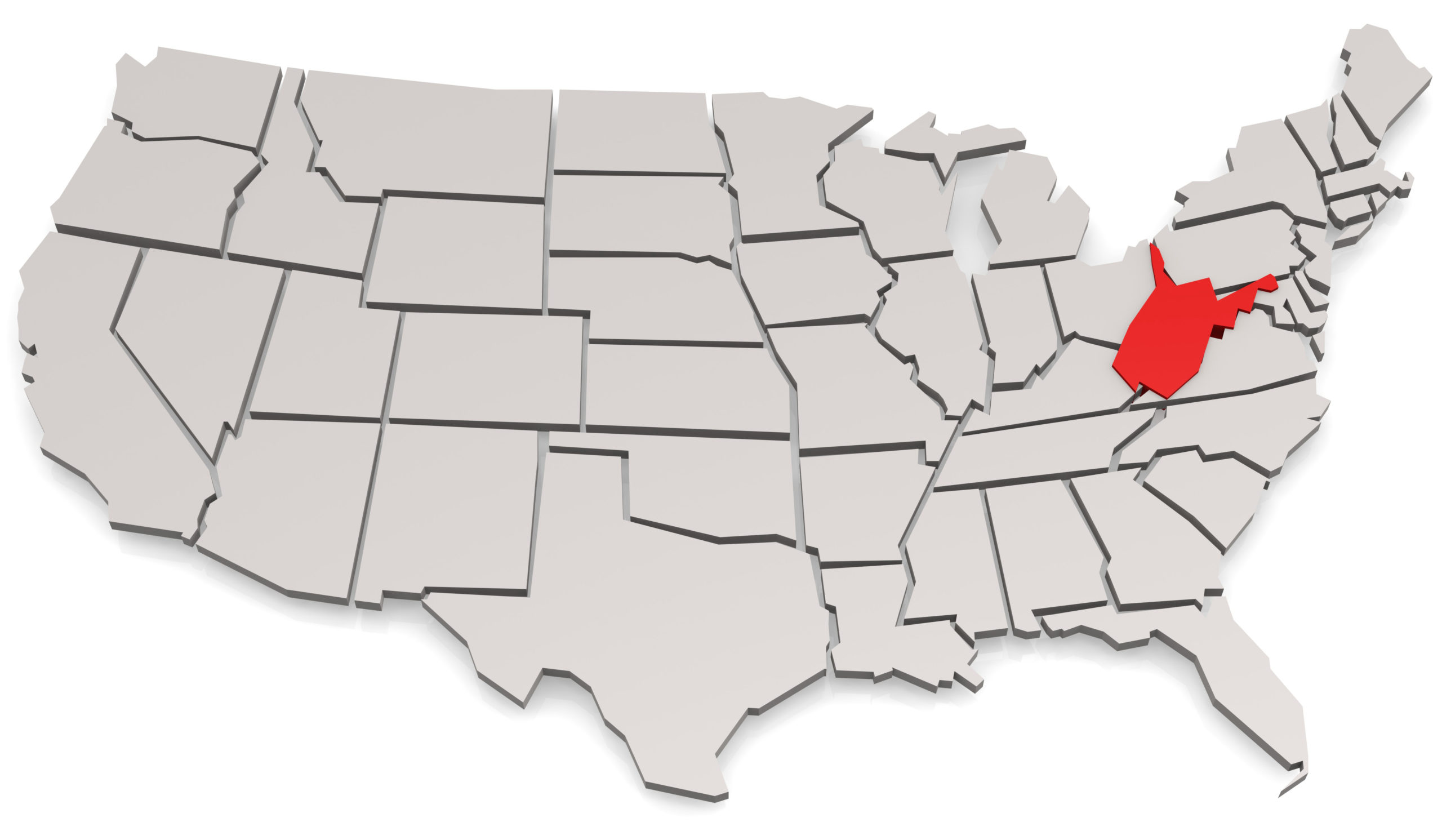 West Virginia Map