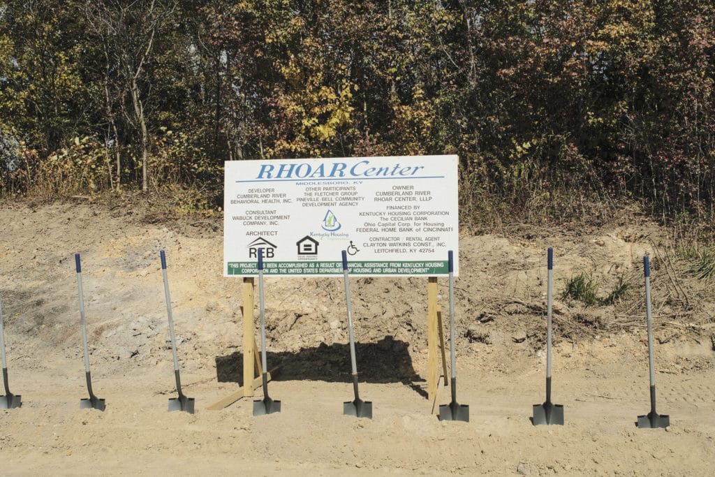 Ground breaking shovels at new Morehead Recovery Center for Women