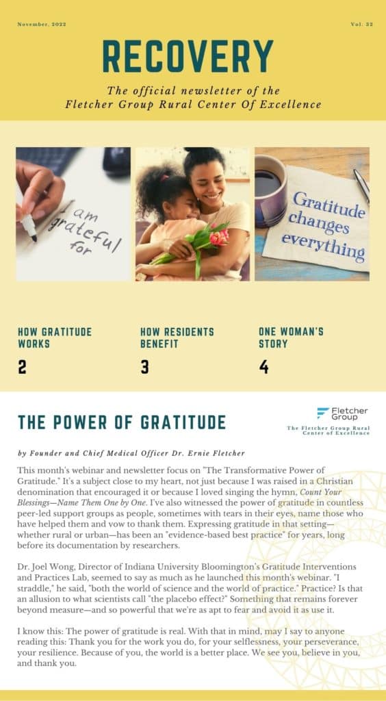 FLETCHER GROUP RCOE NOVEMBER 2022 NEWSLETTER PAGE 1