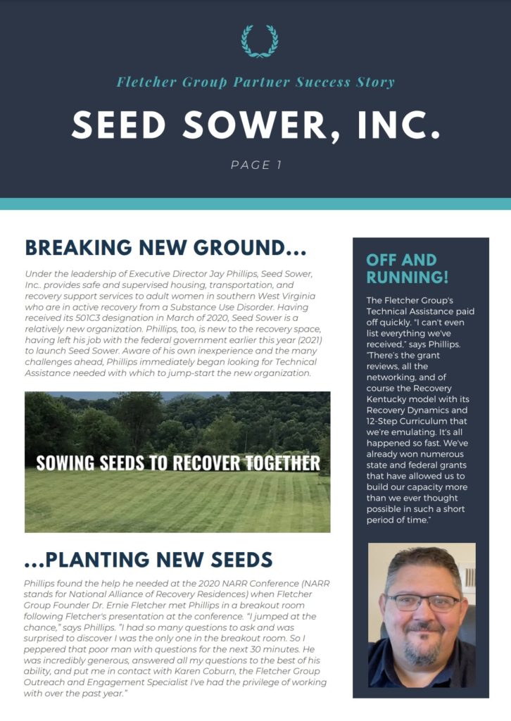 COVER OF SEED SOWER SUCCESS STORY