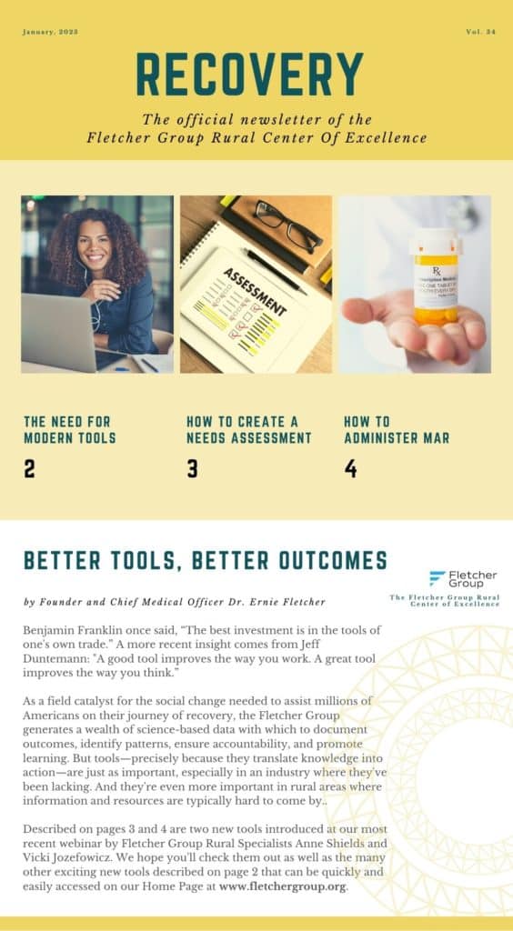 FLETCHER GROUP RCOE JANUARY 2023 NEWSLETTER PAGE 1