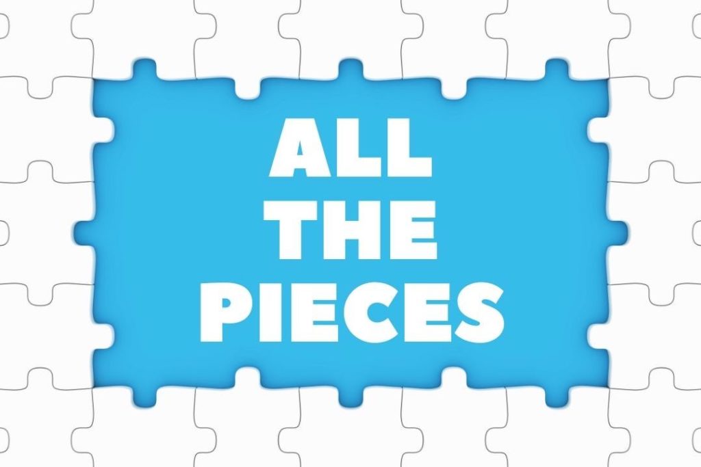 BEST ALL THE PIECES BLUE AND WHITE