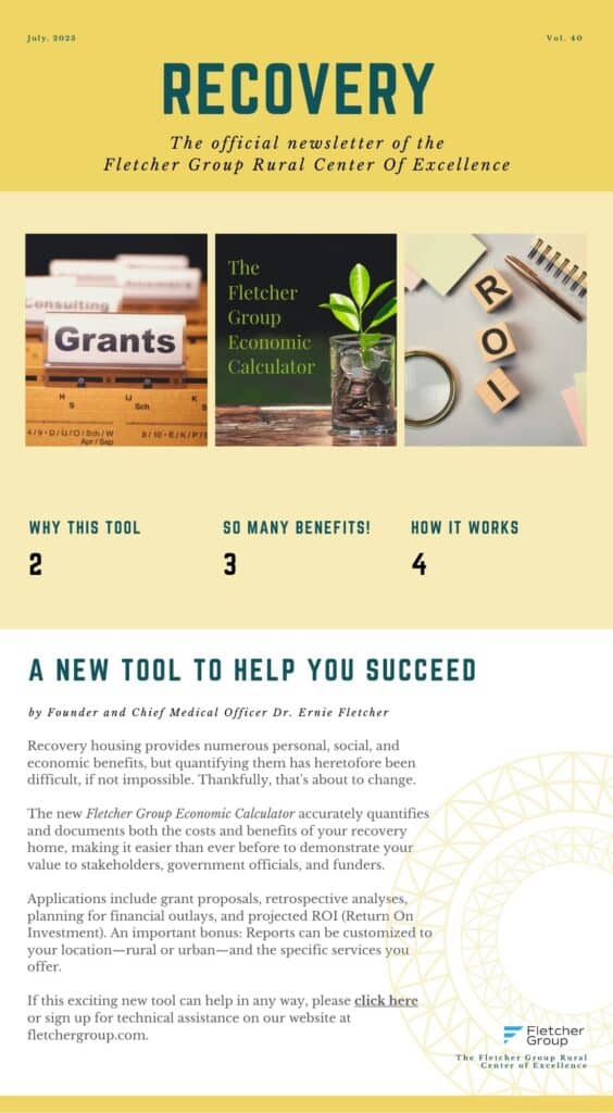 FLETCHER GROUP RCOE JULY 2023 NEWSLETTER PAGE 1