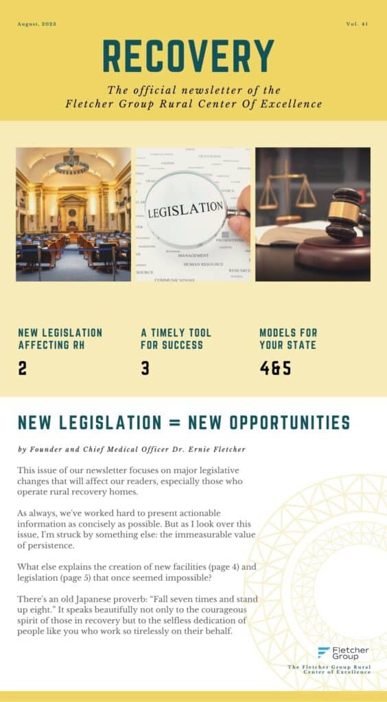 FLETCHER GROUP RCOE AUGUST 2023 NEWSLETTER PAGE 1