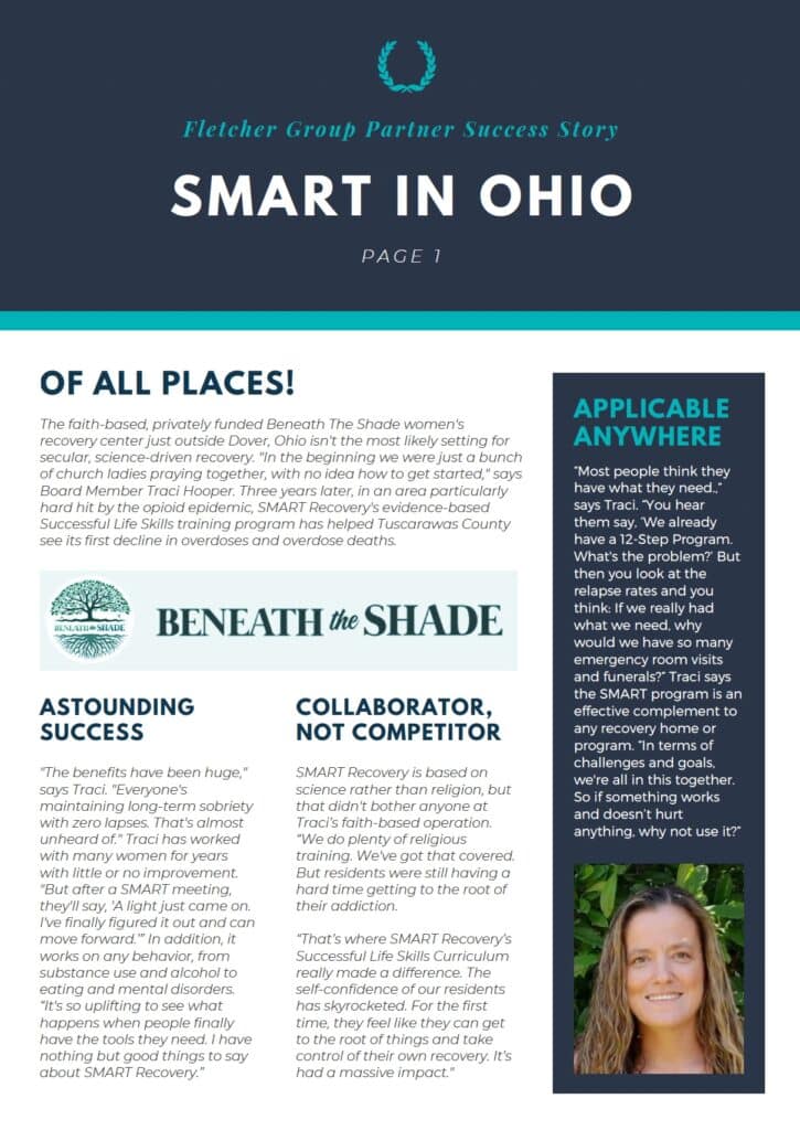 COVER OF BENEATH THE SHADE SUCCESS STORY