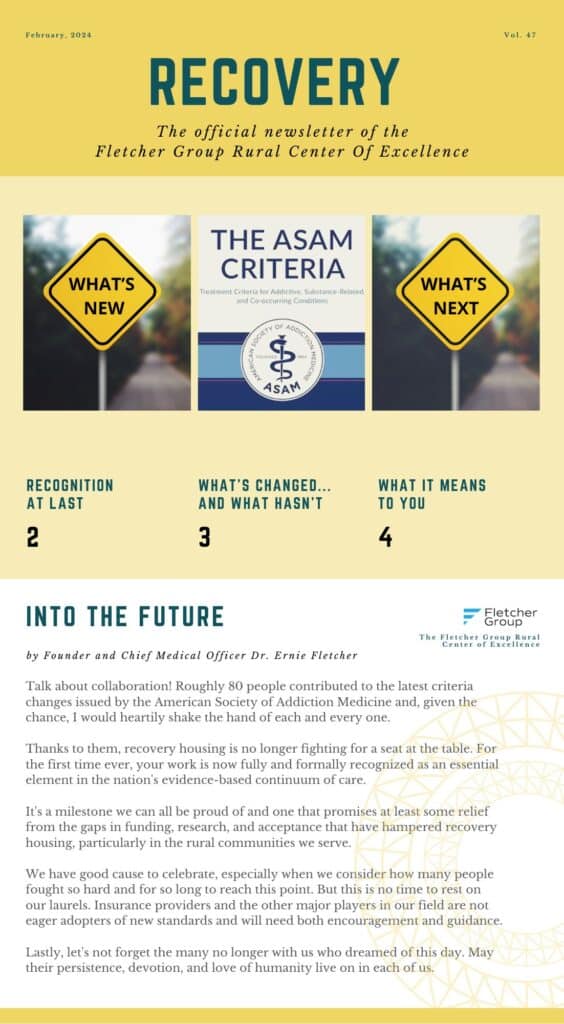 FLETCHER GROUP RCOE FEBRUARY 2024 NEWSLETTER PAGE 1