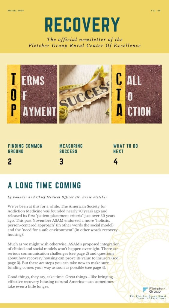 FLETCHER GROUP RCOE MARCH 2024 NEWSLETTER PAGE 1