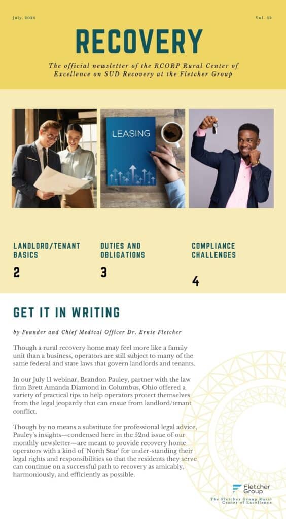 FLETCHER GROUP RCOE JULY 2024 NEWSLETTER PAGE 1
