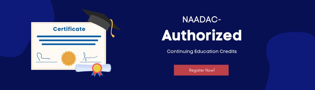 NAADAC AUTHORIZED THIN BANNER