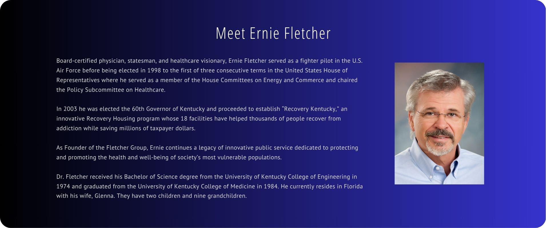 Meet Ernie Fletcher