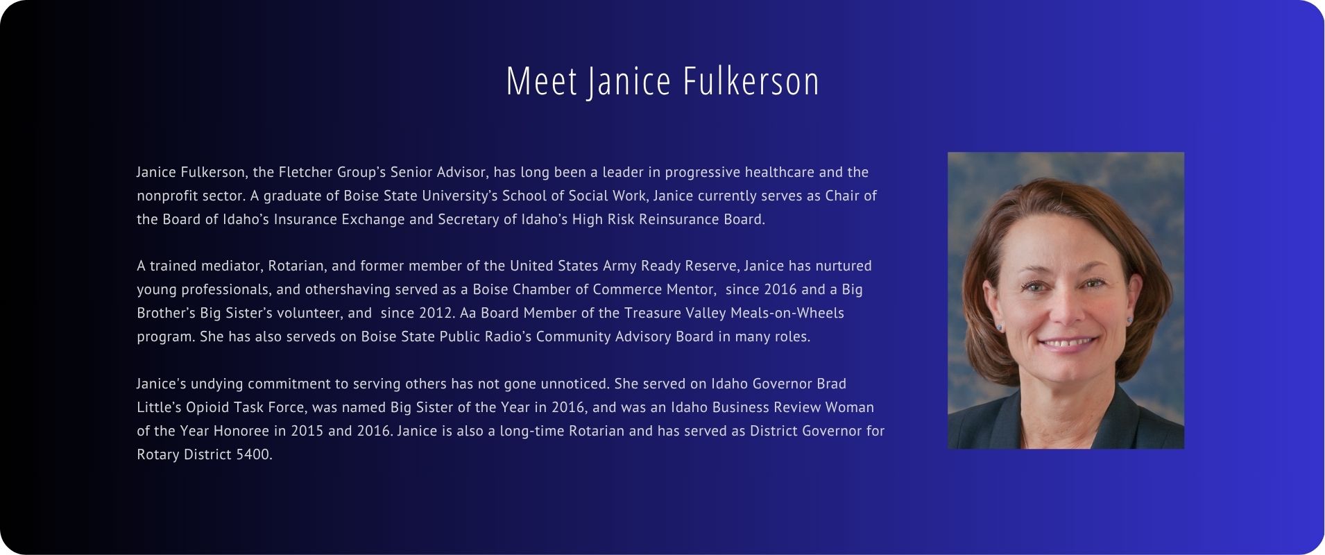 Meet Janice Fulkerson