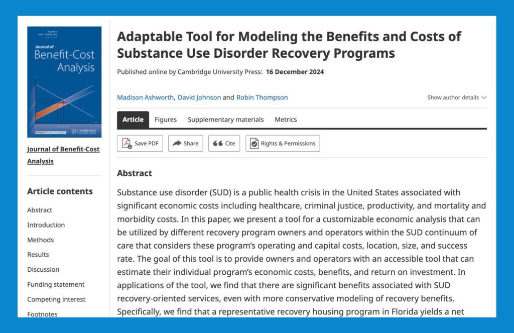 ECONOMIC CALCULATOR IN JOURNAL OF BENEFIT COST ANLYSIS WITH BLUE BORDER