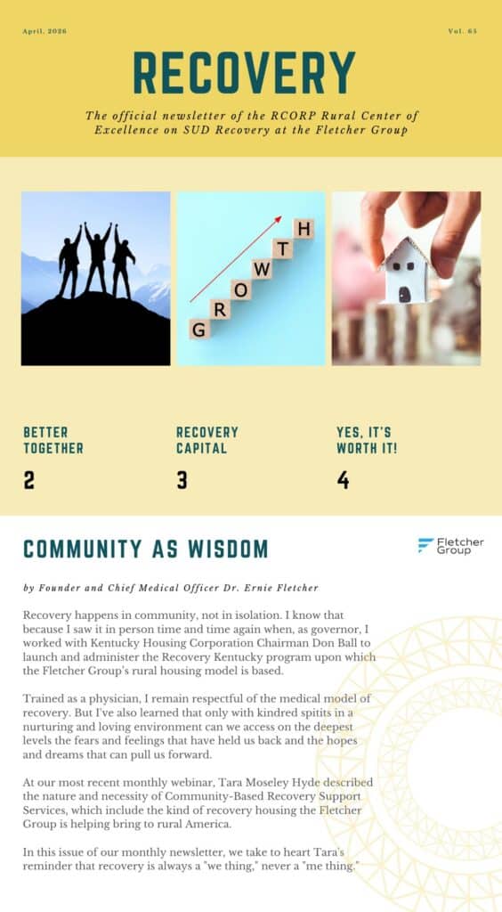 FLETCHER GROUP RCOE APRIL 2026 NEWSLETTER PAGE COVER