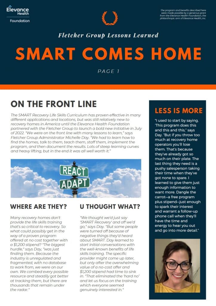 COVER OF SMART COMES HOME SUCCESS STORY