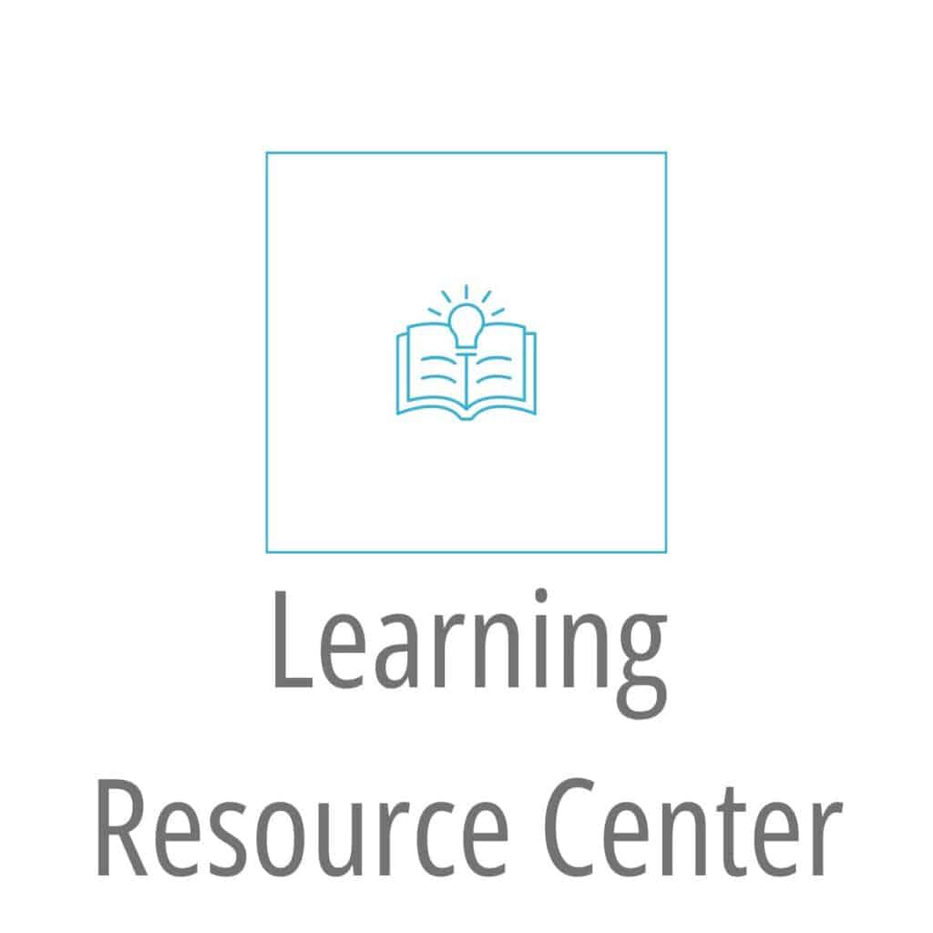 LEARNING RESOURCE CENTER ICON FOR RESOURCES PAGE